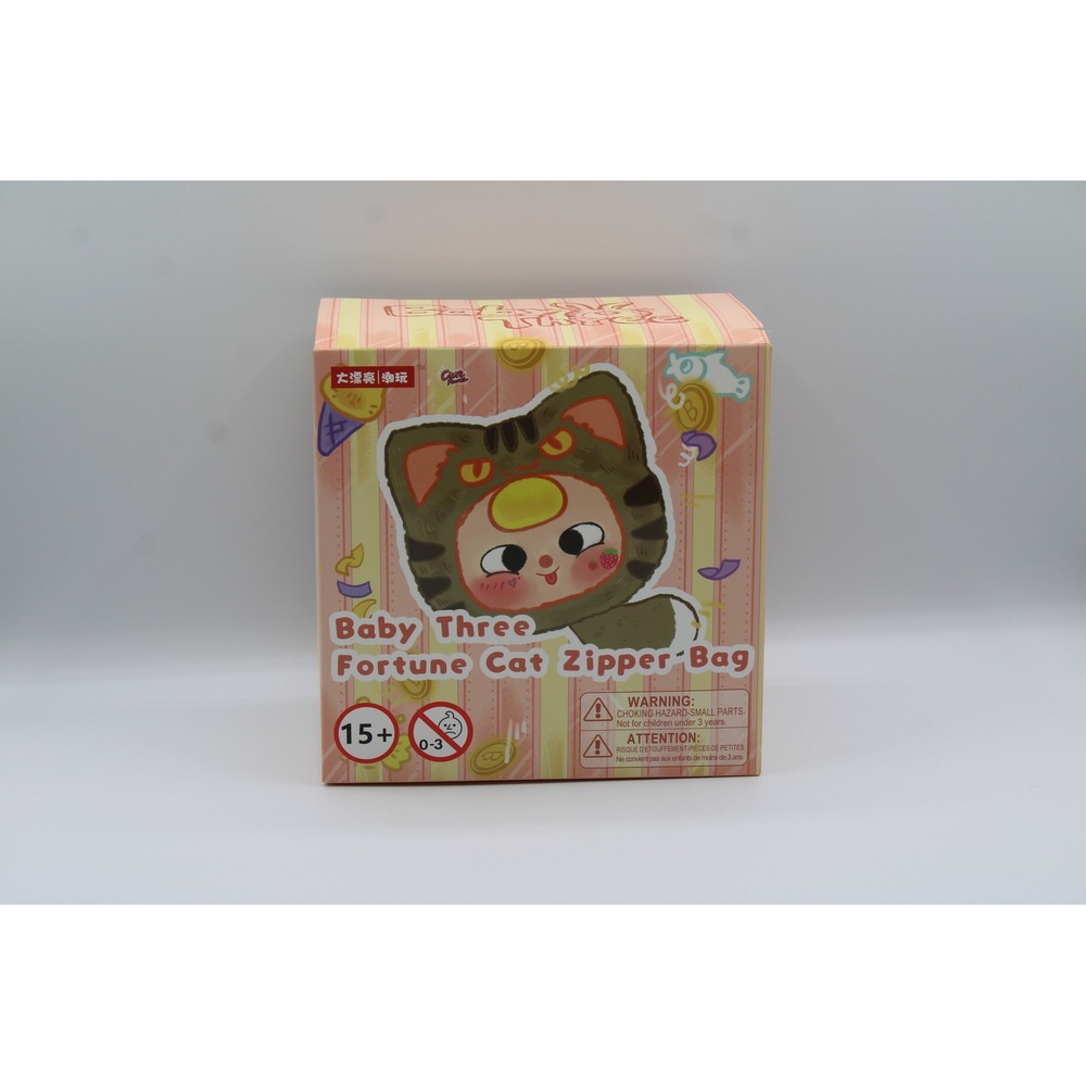Baby Three Fortune‎ Cat Zipper Bag Blind Box